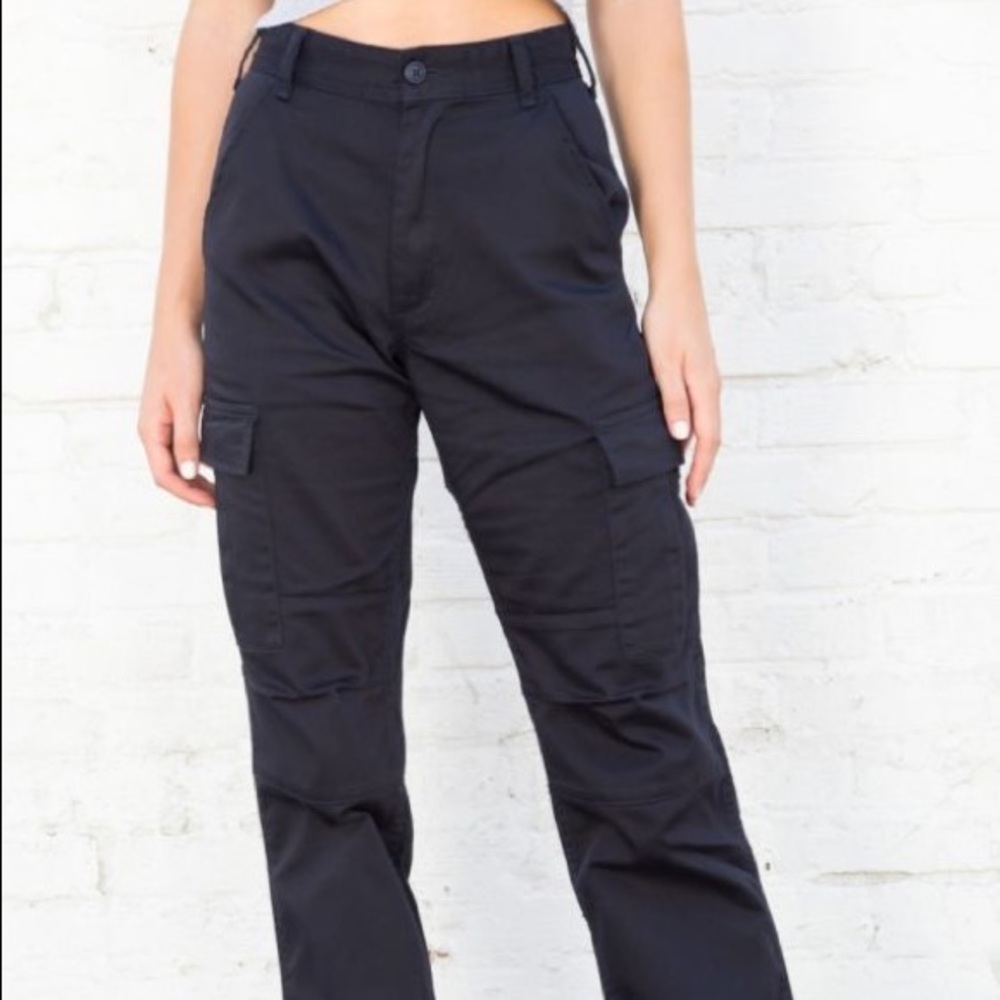 Brandy Melville Nylon Cargo Track Pants